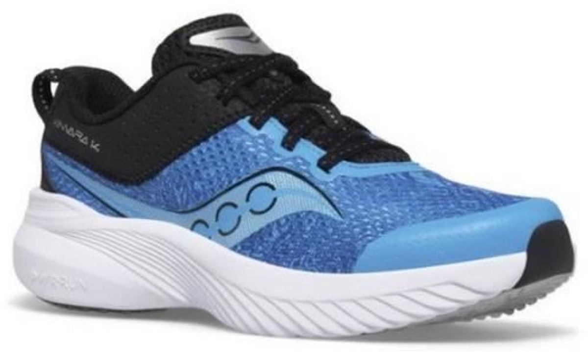 Saucony Kinvara 14 Kids - Hardloopschoenen - Zwart/Blauw - Maat 39