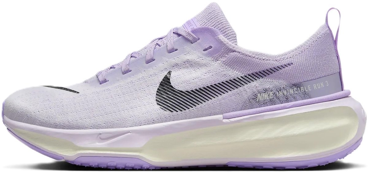 Nike ZoomX Invincible 3 Hardloopschoenen Dames Barely Grape/ /Lilac Bloom EUR 38.5 Zwart