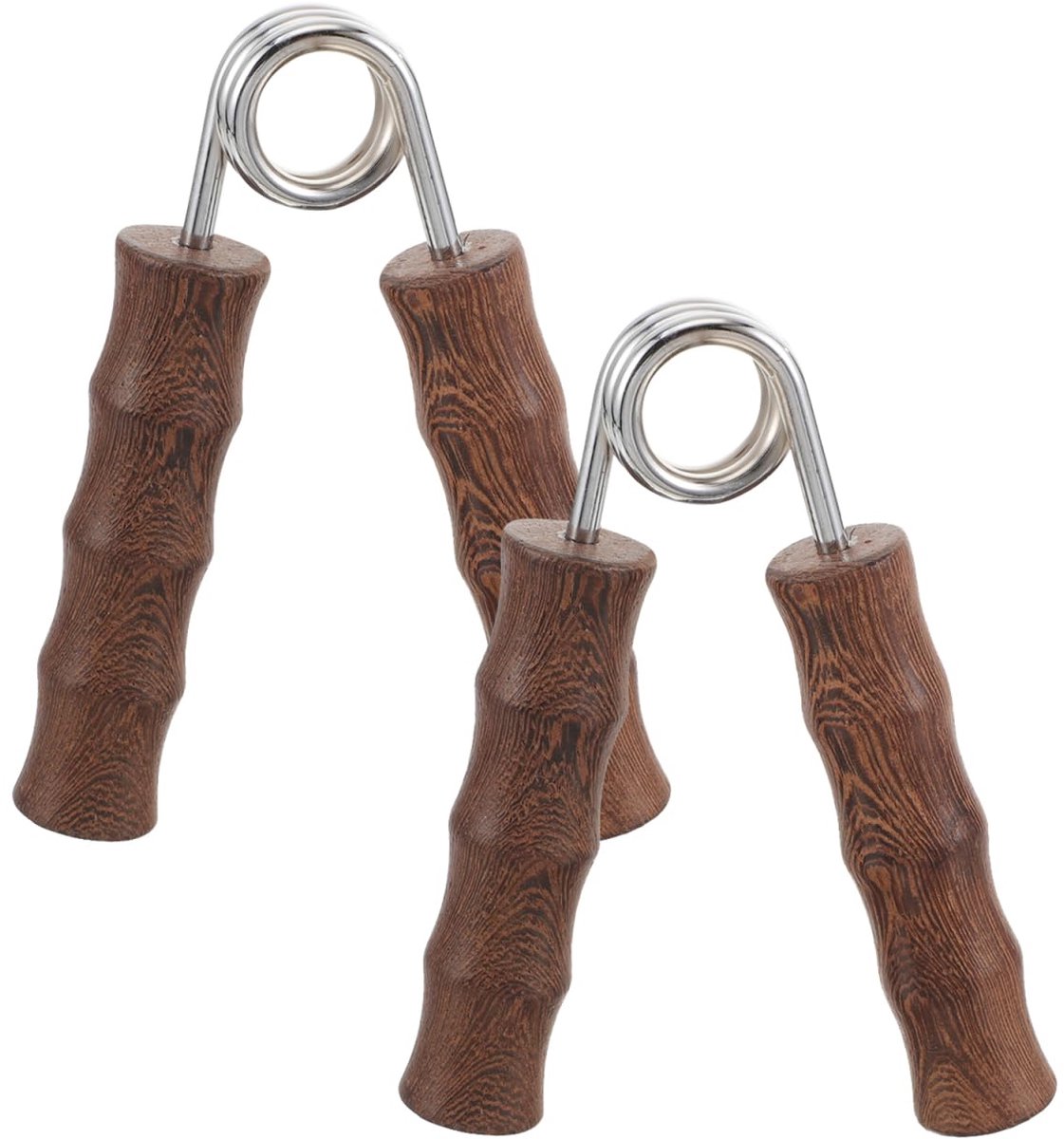 Handtrainer met Houten Grip – Hand- en Vingertrainer voor Thuis en Op Kantoor