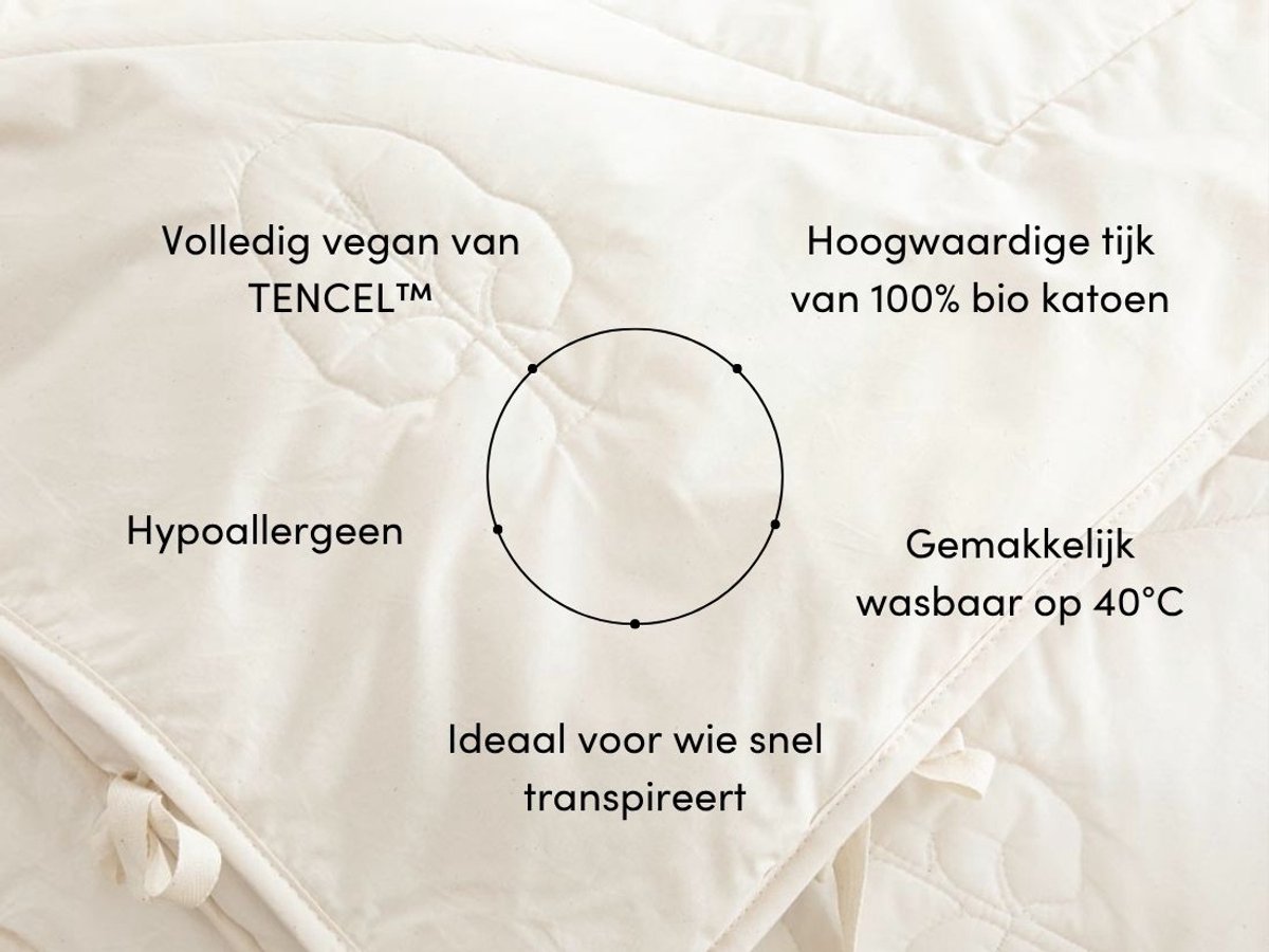 Yumeko dekbed tencel lente/herfst 140x200 - Biologisch & ecologisch