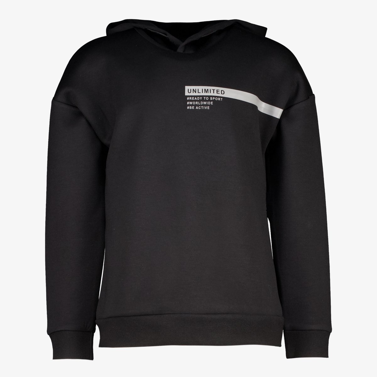 Osaga jongens hoodie zwart - Maat 140
