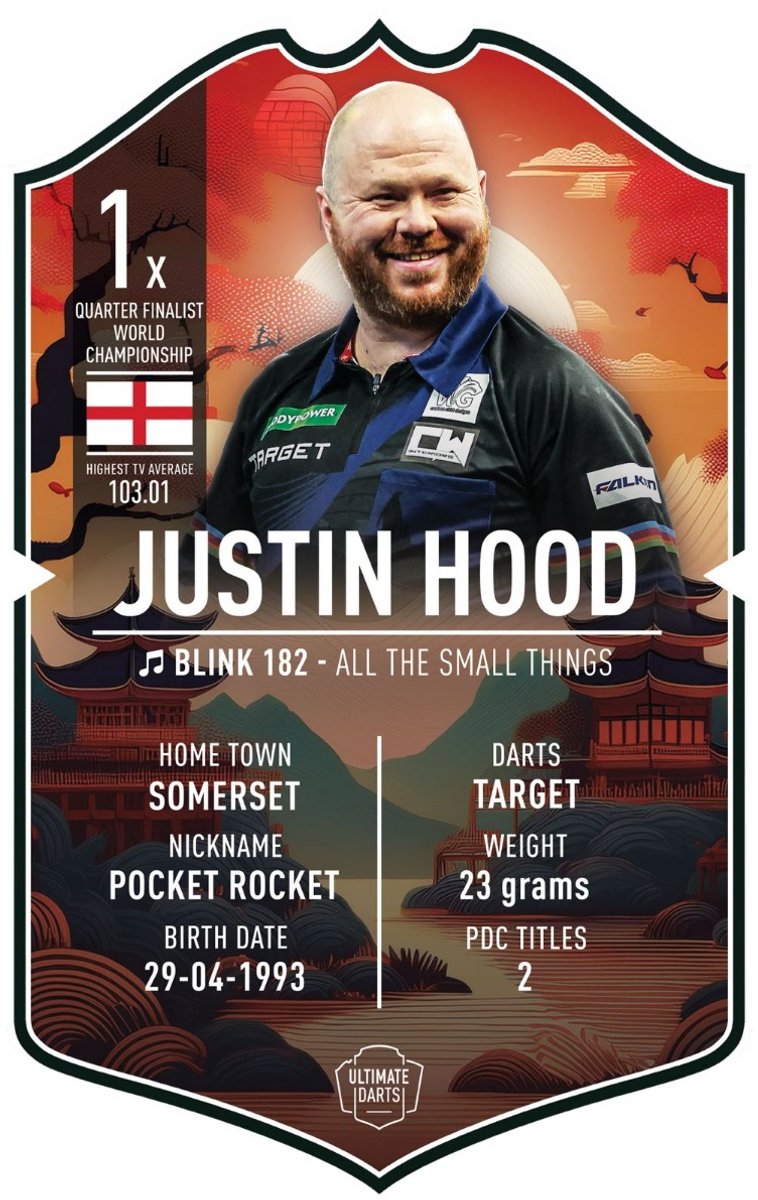 Ultimate Card Justin Hood 2026
