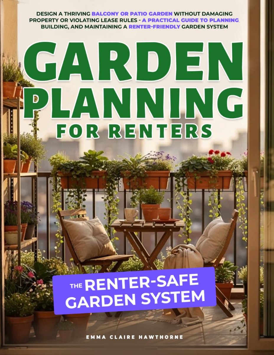 Garden Planning for Renters - The Renter Safe Garden System: Design a Balcony or Patio Garden Without Damaging - ShopVlot