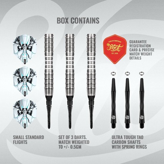 Shot AI Scorpula 90% - Soft Tip Dartpijlen van Shot! — afbeelding 3