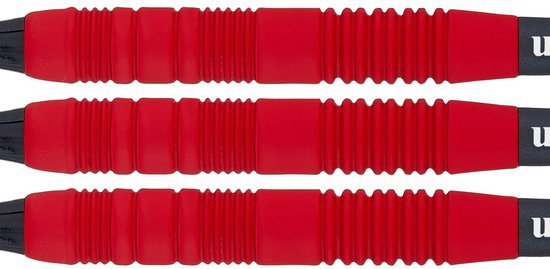 Unicorn Core Plus Rubberised Red - Soft Tip Darts van Unicorn — afbeelding 3