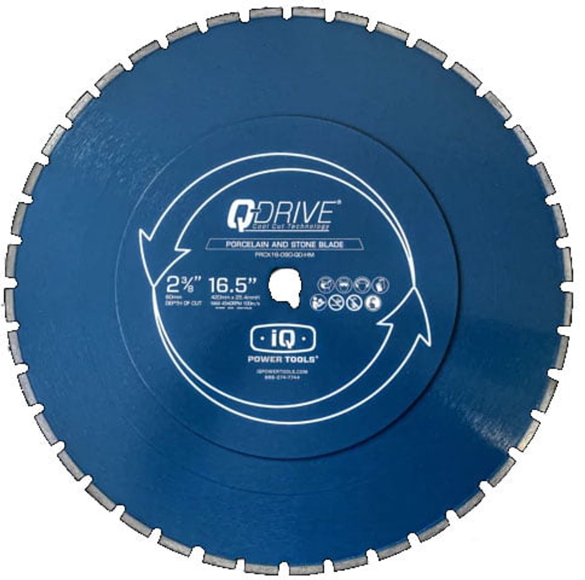iQ Power Tools Diamantschijf 420mm Porselein, Steen & Keramiek - Q-Drive Cool Cut