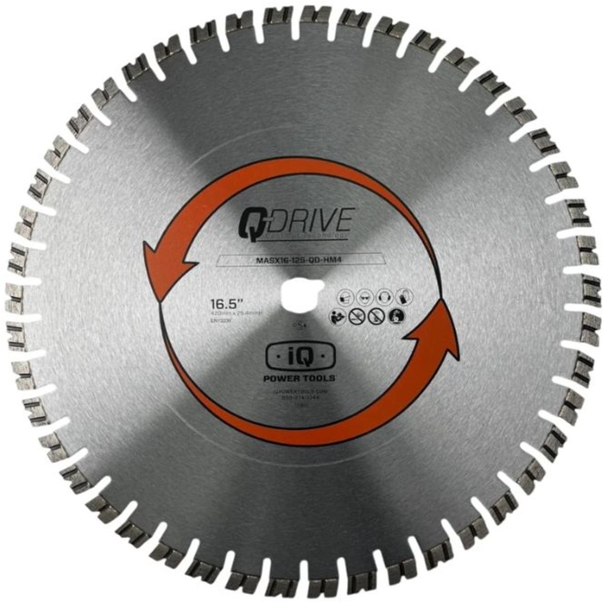 iQ Power Tools Diamantschijf 420mm Extreem Harde Materialen - Q-Drive Cool Cut