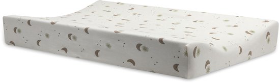 Jollein Wickelauflagenbezug Jersey 50x70cm - Over the Moon — afbeelding 2