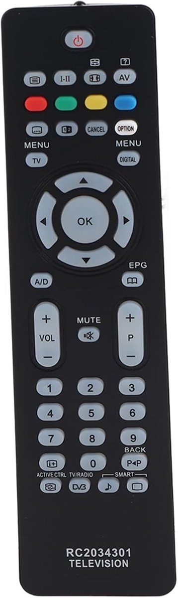 Vervangende Afstandsbediening voor Televisie, Compatibel met Diverse Modellen, Gebruiksvriendelijk en Betrouwbaar