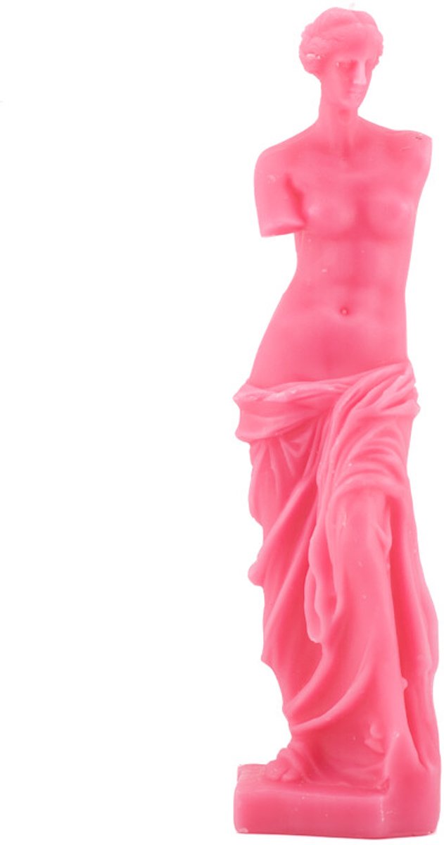 Kaars Venus standbeeld roze