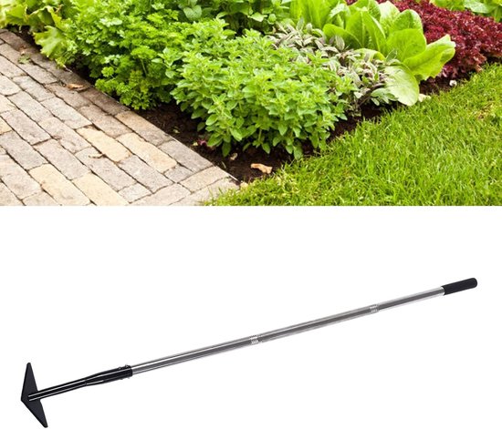Tuinschoffel - Onkruidsteker - Tuinonderhoud - Verstelbare steel - 145 cm - Zilver van Tuinschoffel. — afbeelding 3