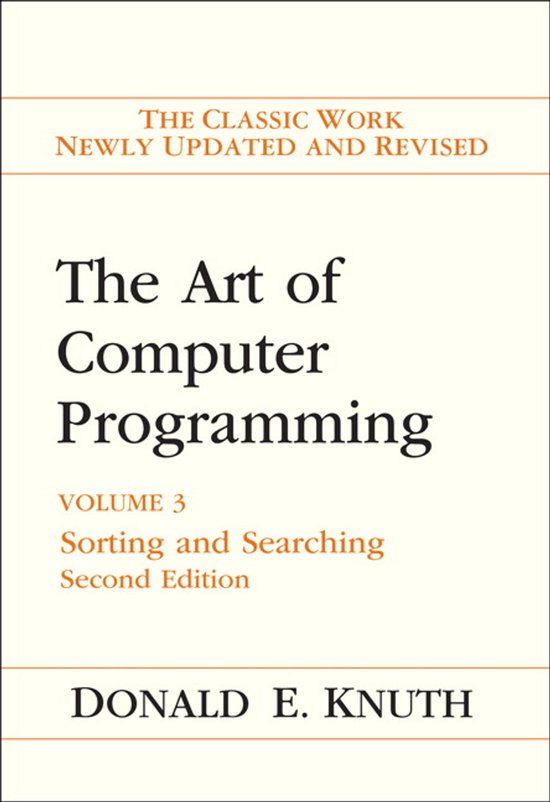 Art Computer Programming Volume 3 Sortin - cover