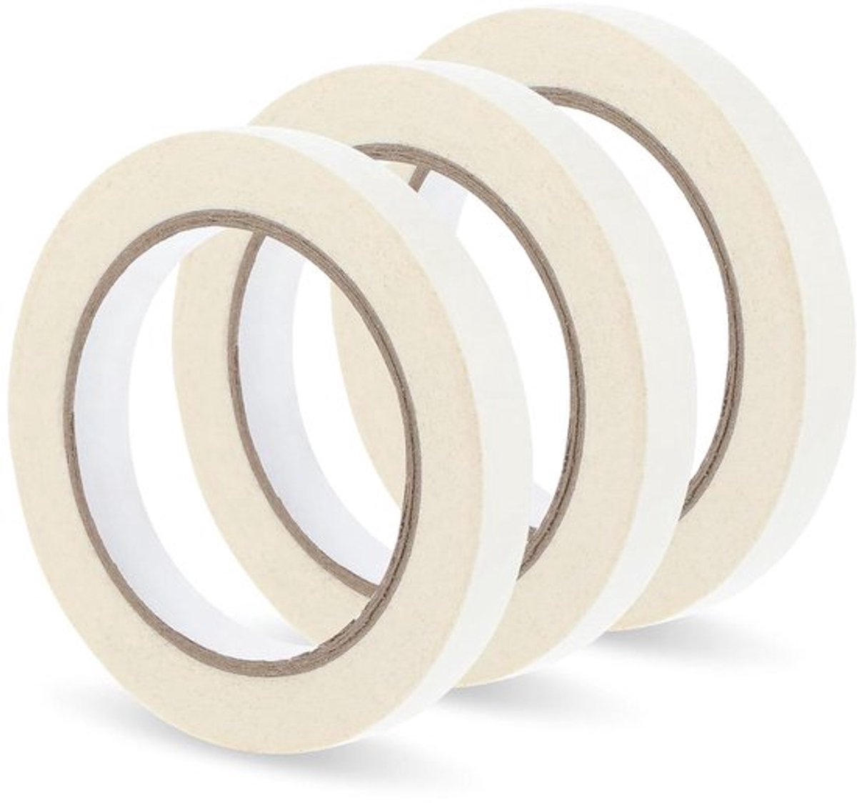 Allecto Plus - 3 Stuks Masking Art Tape Set - Wit - Zelfklevend Schilderstape