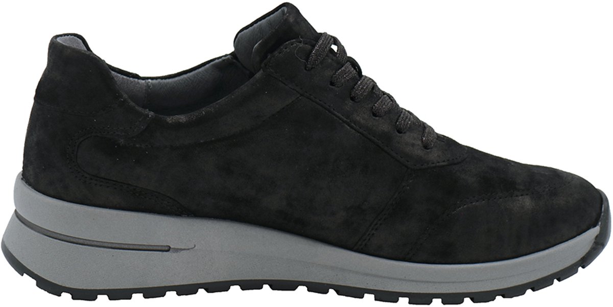 Waldlaufer Dames Veterschoen H-Inessa Zwart 928002 192 001 - maat 8