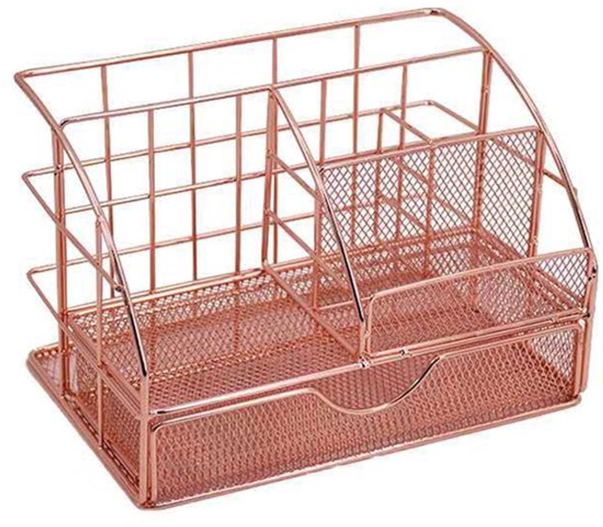 Vt products - Bureau Organizer - Desk Organizer - Met Lade - Roségoud - Multi-Use