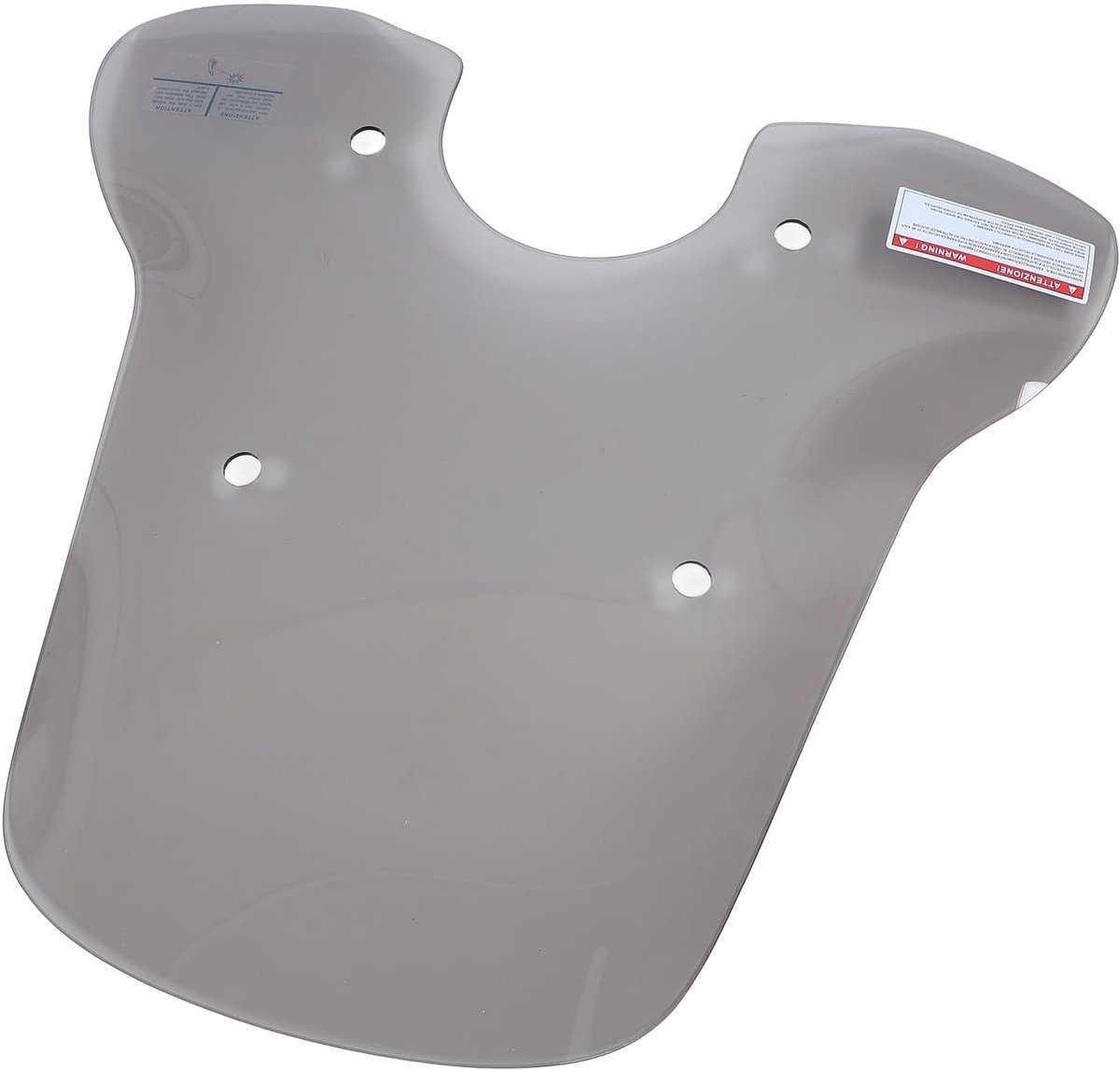Motorvoorruit - Windscherm Deflector - Comfortabel Rijden - Krasbestendig Materiaal - 3 mm Dikte - Rokerig Grijs