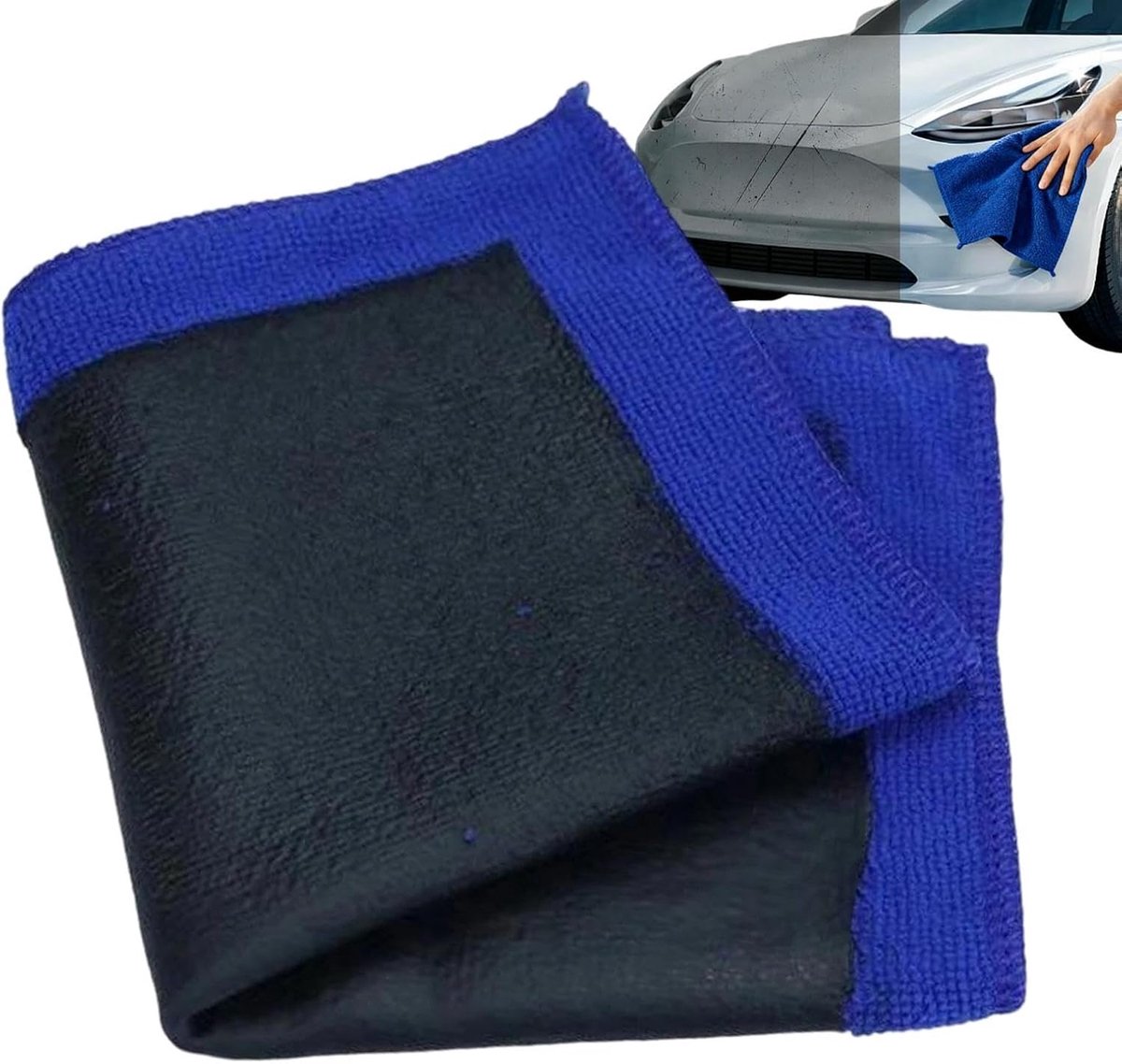 Klei Mitt - Synthetische Kleihandschoen - Auto Reinigen - Krasvrije Reiniging - 22x18 cm - Zwart