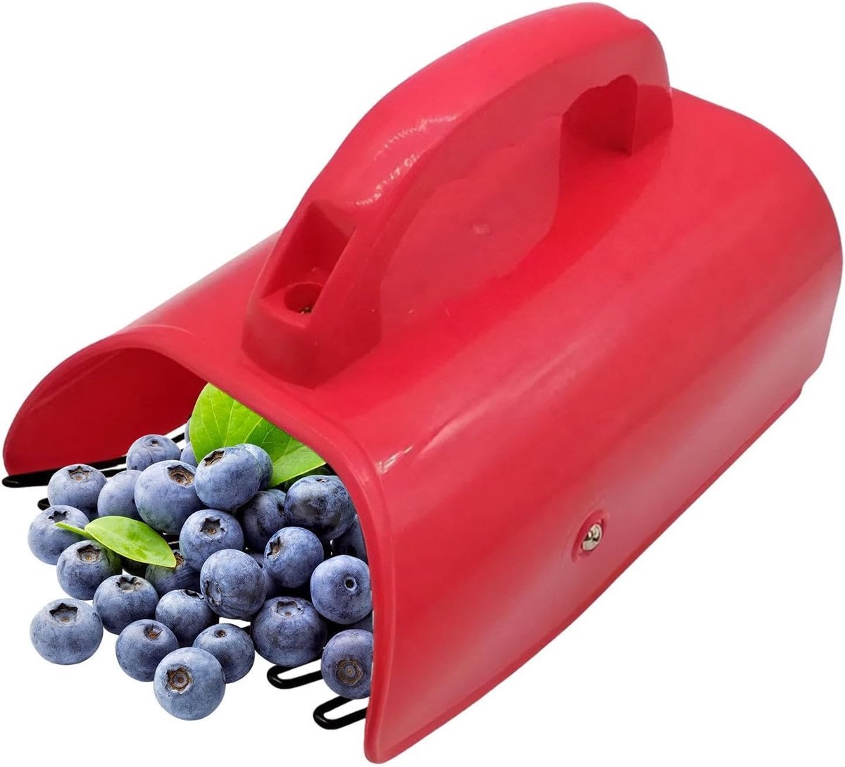 Bessenplukker - Fruitplukker Hark - Bessen Oogsten - Ergonomische Handgreep - 215 cm - Blauw