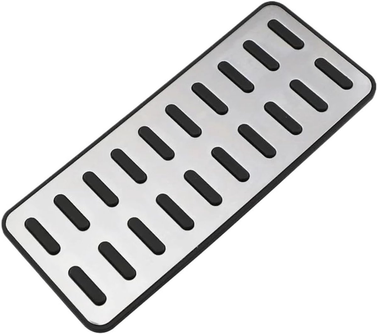 Pedaal Covers - Auto Accessoires - Veiliger Rijden - Antislip Rubber - One Size - Zilver