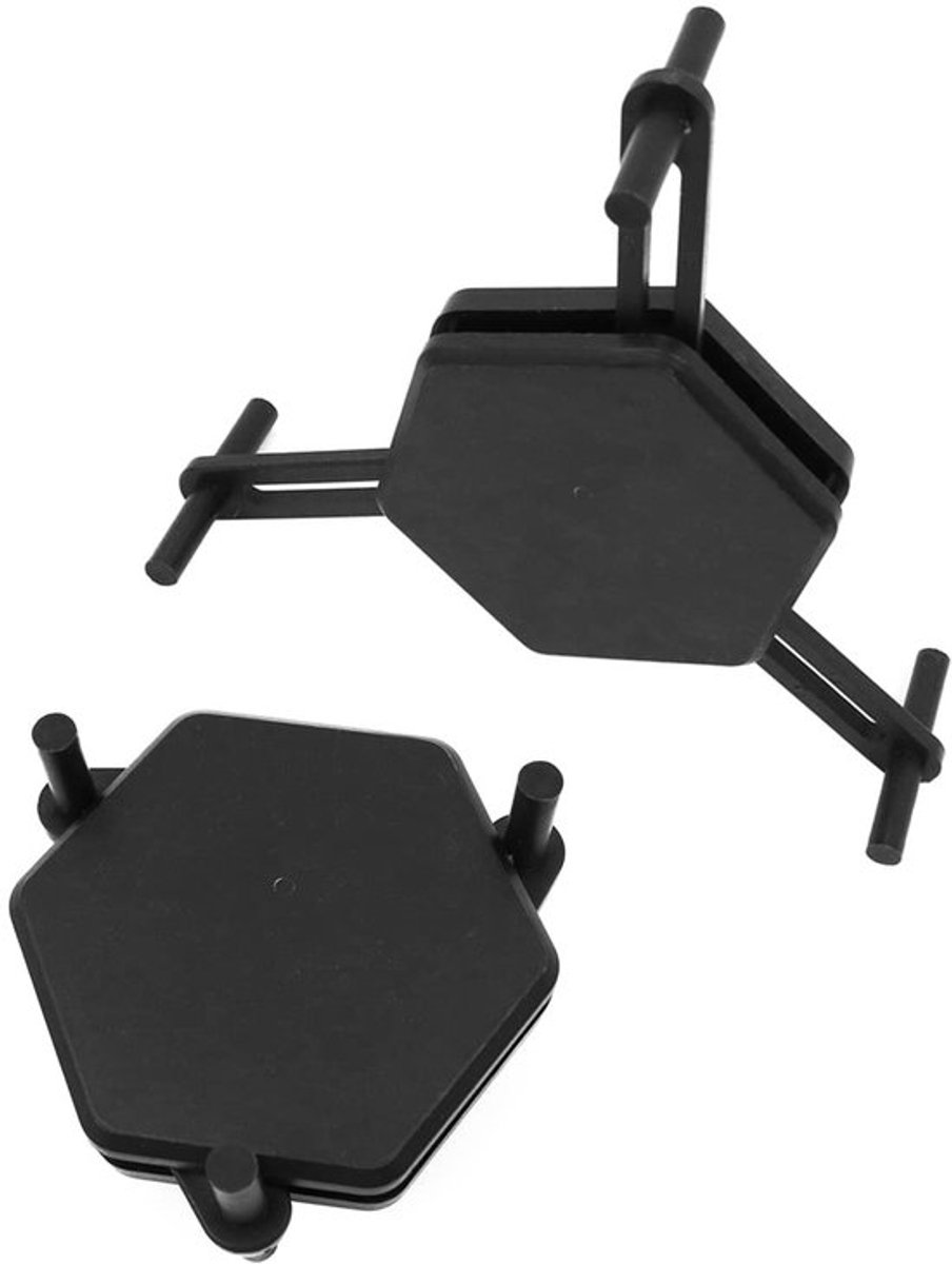 Jhubersproducts - koffiekopjes-organizer - ruimtebesparend - zwart - stapelbaar - 6