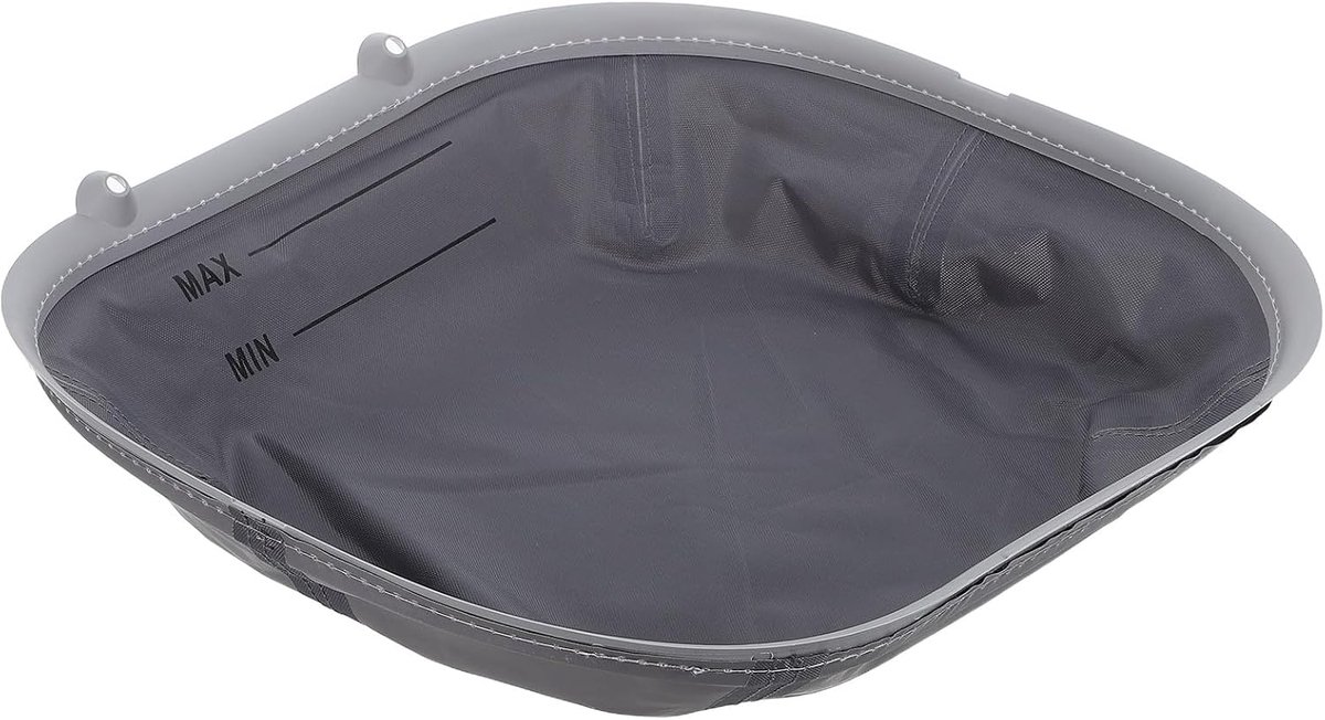 Kattenbakmat - Vuilvangmat Huisdier - Kattenbak Bakken - Lekvrij Antislip - 37 x 36 cm - Grijs