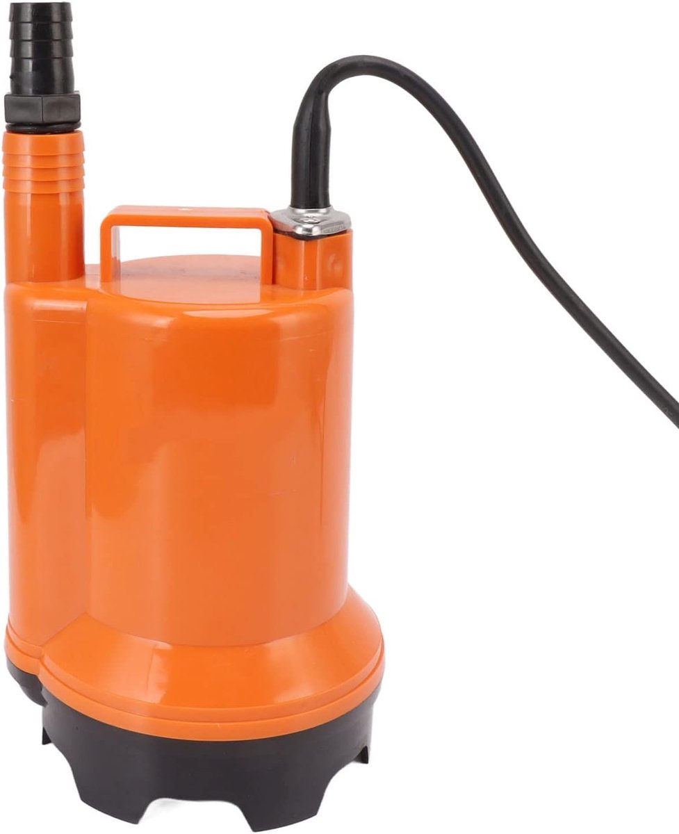 Waterpomp 12V - Dompelpomp - Water Verplaatsen - Volledig Koperen Motor - 130W - Zwart