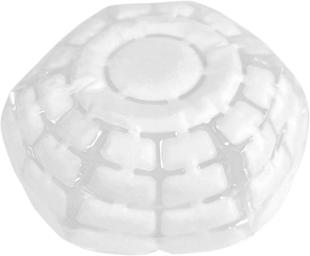 Hoofdkoeler Inzetstuk - Zomerhelm Koeling - Comfort Verhoging - Natuurlijke Koeltechnologie - 25 cm Diameter - Wit