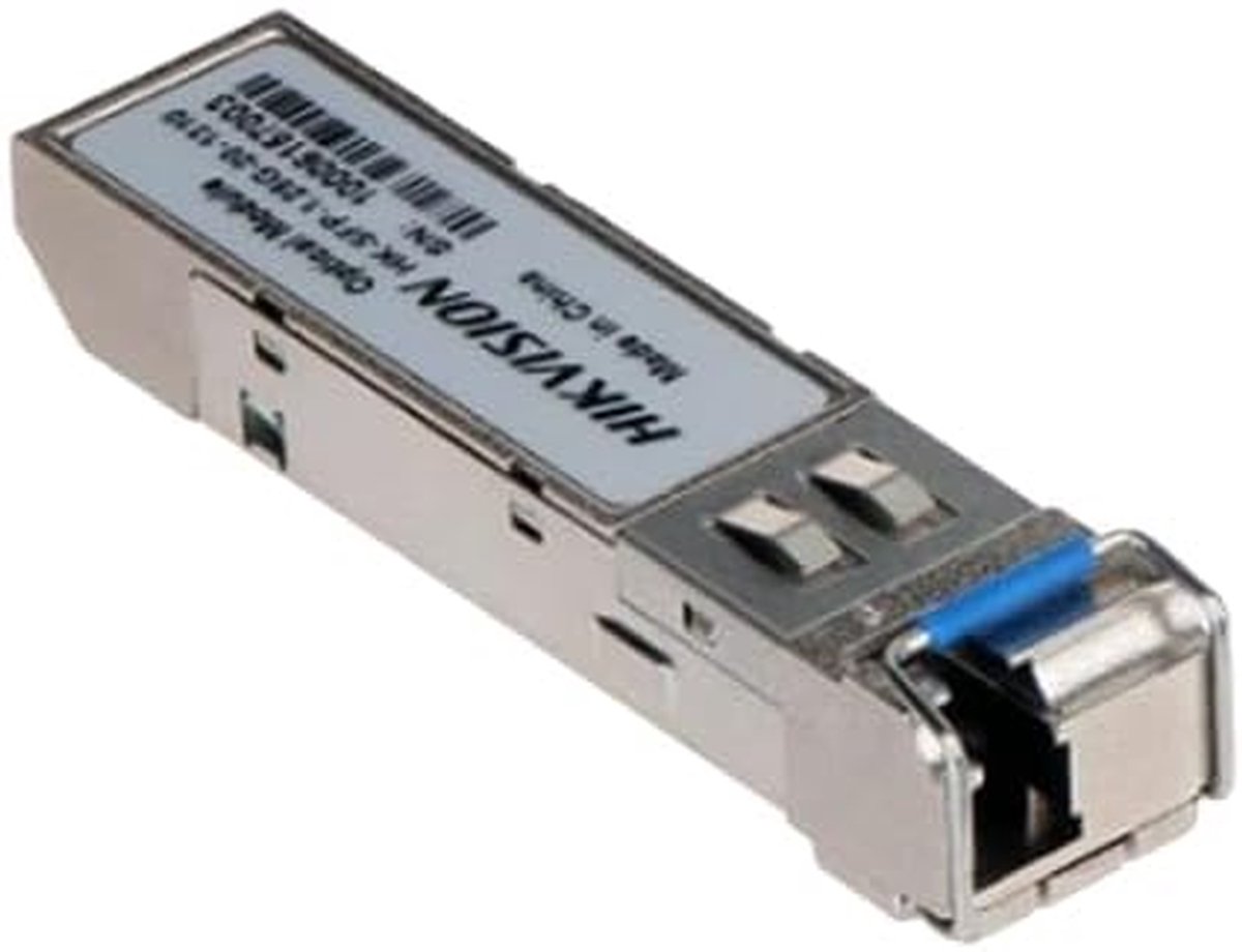 Netwerkmodule SFP - Glasvezel Zender - Dataoverdracht Netwerk - Enkelvoudige Modus - 1.25G - Blauw