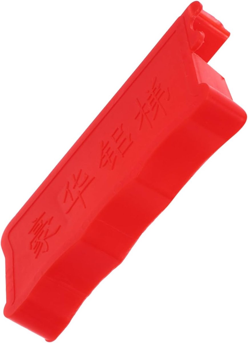 Ladder Eindkap - Ladder Bescherming - Veilig Werken - Antislip Ontwerp - 8x3x1.4cm - Rood