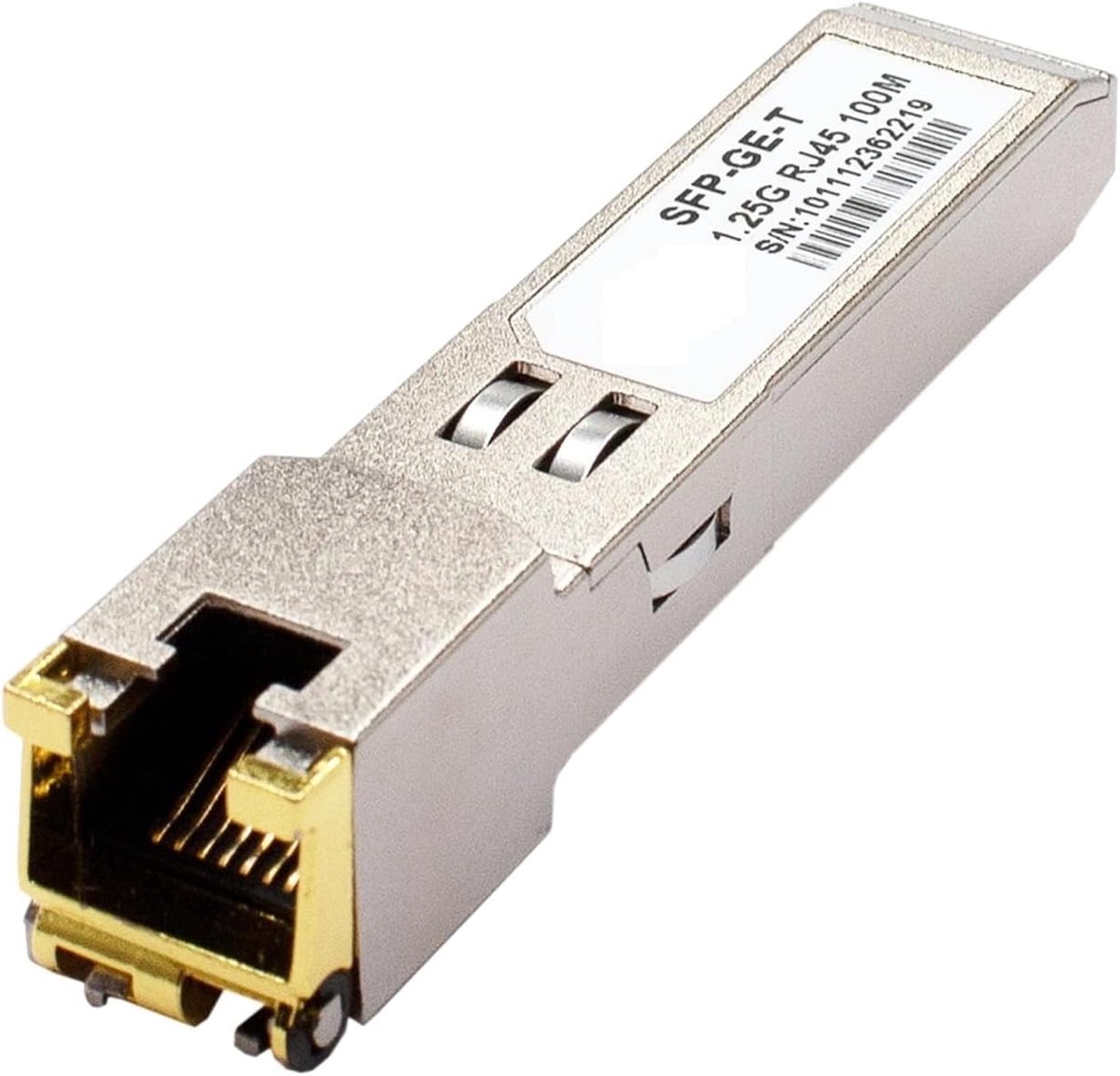 Netwerk Zendontvanger - Koper SFP Module - Netwerk Uitbreiding - Plug en Play - 100m - Zilver