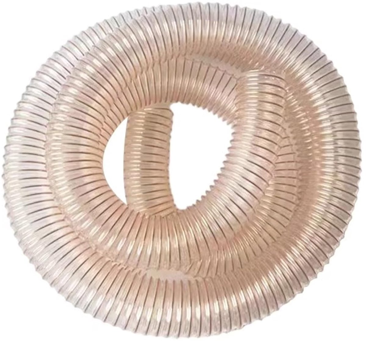 Stofafzuigslang - Flexibele buis - Werkplaats stofvrij - Transparant polyurethaan - Diameter 120mm - Transparant