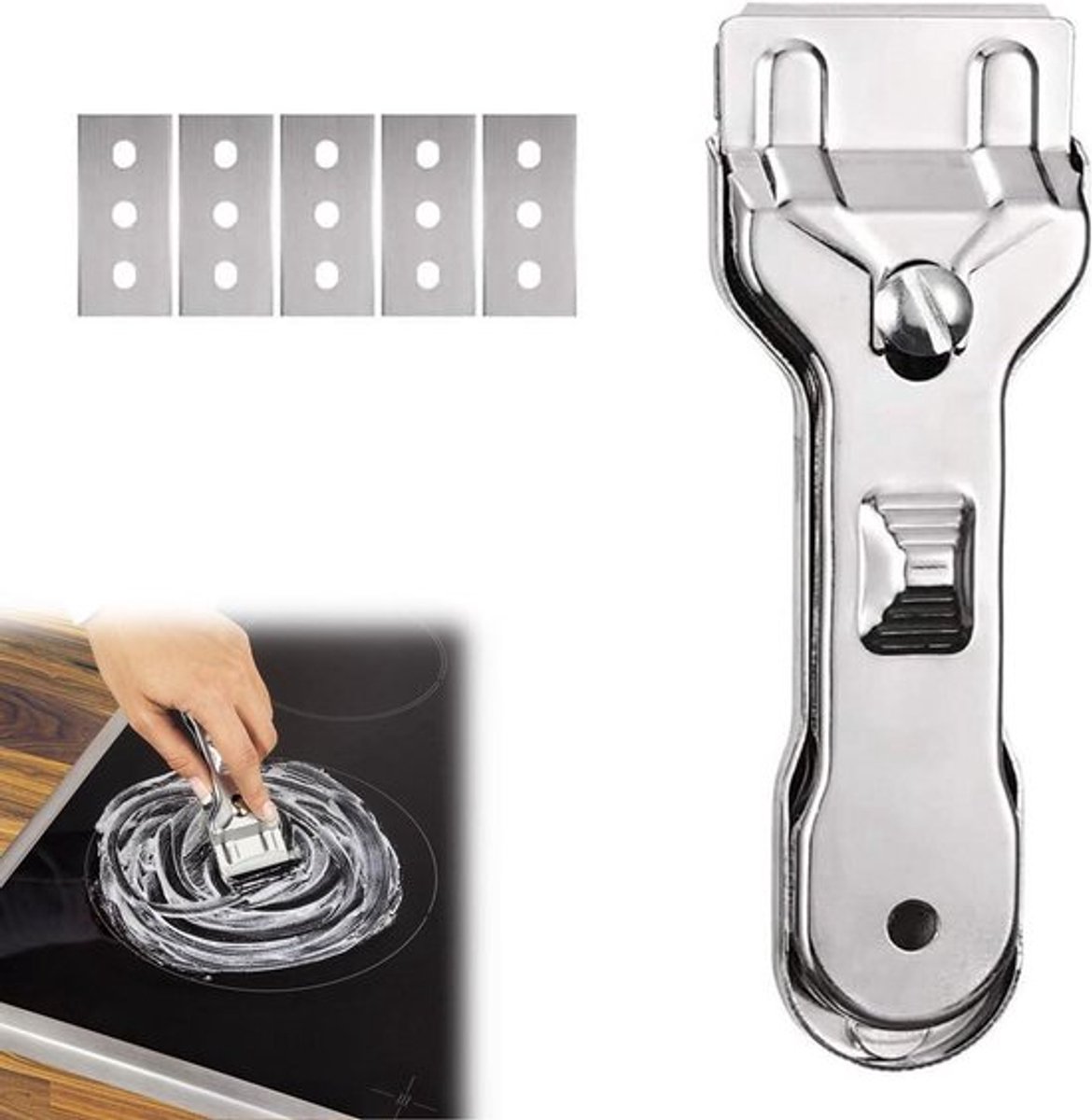 Glasschraper Allecto Plus voor ovens en fornuizen
