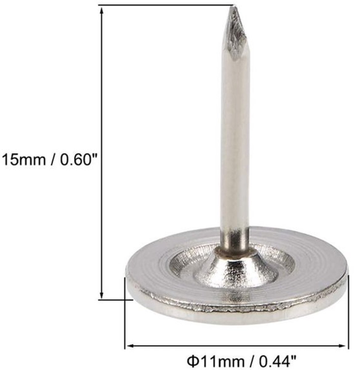 Duimspijkers 150 stuks - dailygoods, zwaar belastbaar
