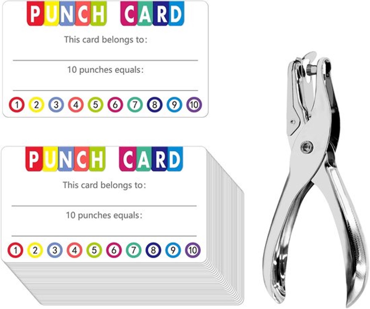 Cosensi - Dailygoods - Cosensi - Dailygoody - Punch Cards Kit - Incentive Kaarten