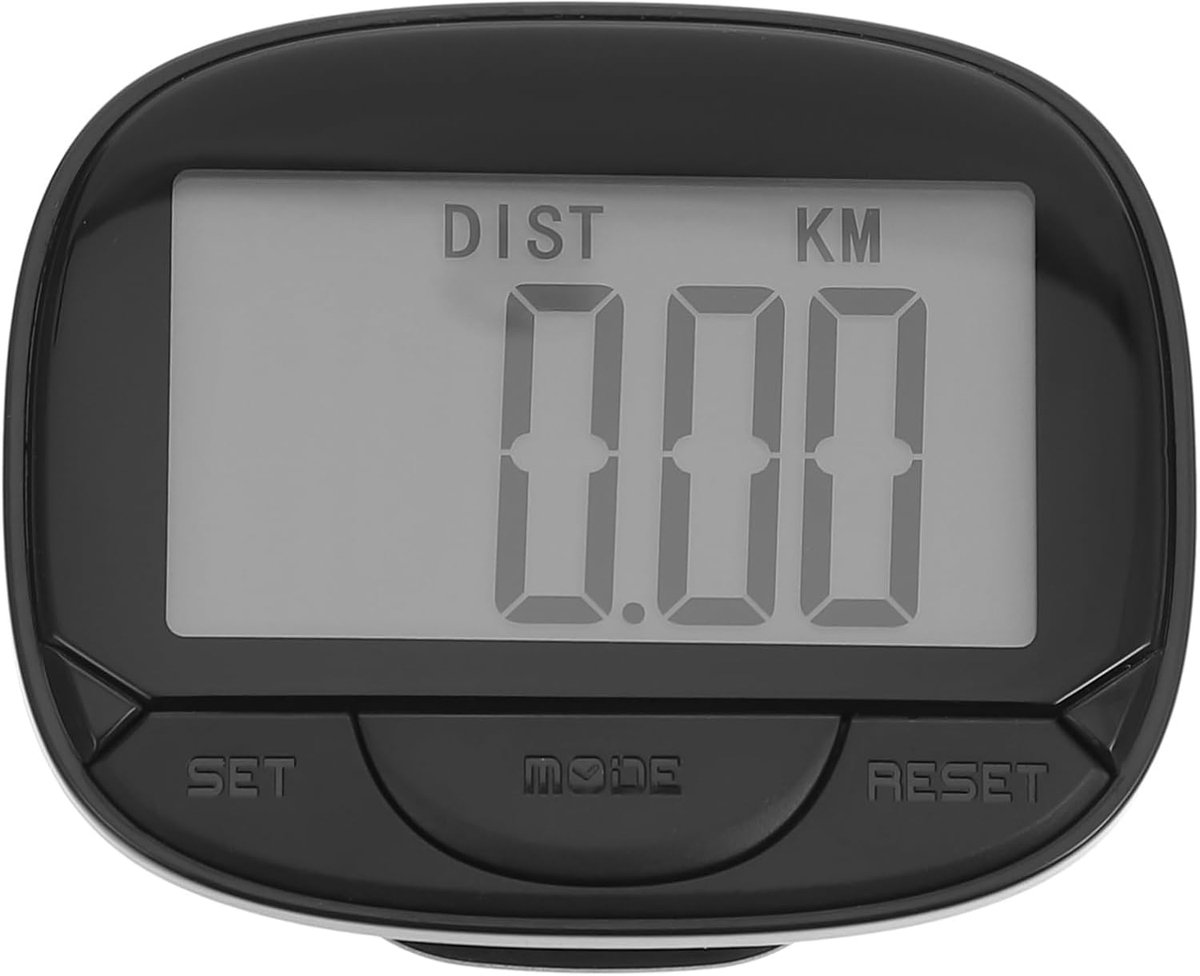 Draagbare Stappenteller - Fitness Tool Loopafstandteller - Wandelen Hardlopen - Met Clip Lichtgewicht - 6.5X5.2X2.2CM - Willekeurige Kleur