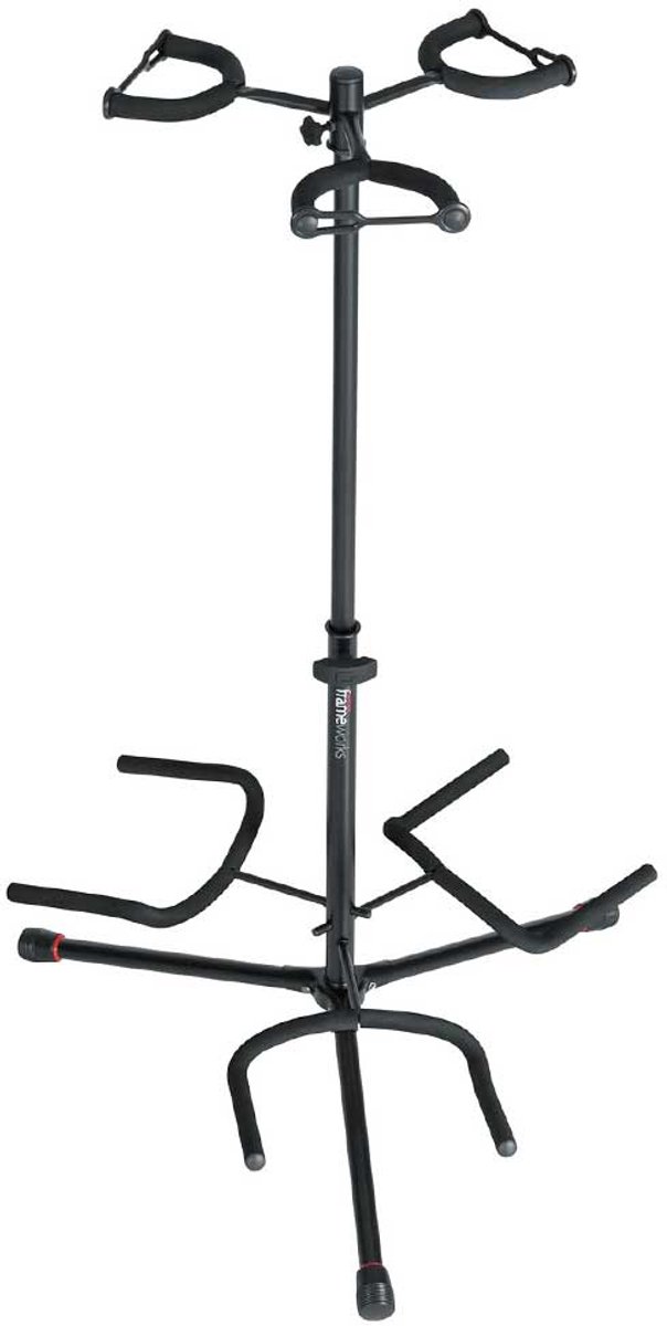 Gator Frameworks GFW-GTR-3000 Triple Universeel Standaard voor 3 Gitaren