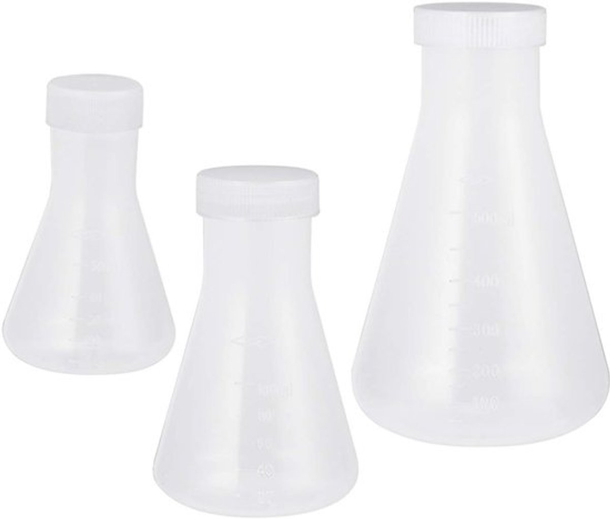 Solidchoice - Dailygoody - Erlenmeyer Flask - Laboratorium - 3 stuks - 500ml 100ml