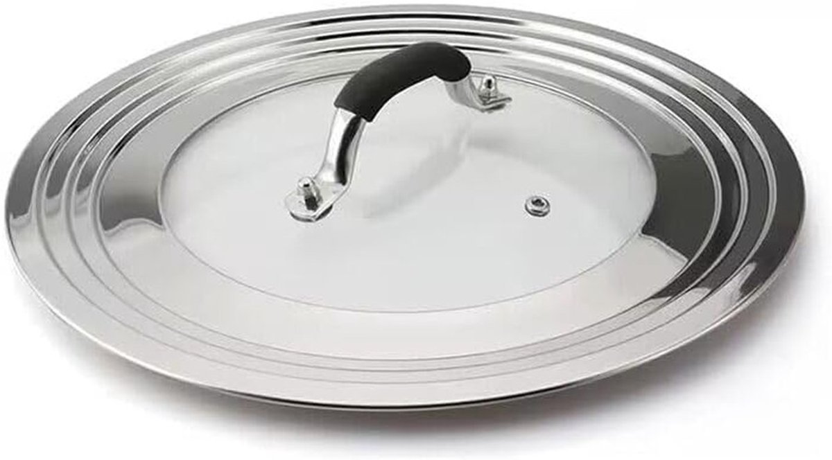Elzusha - Universele Pan Lids Geschikt voor Pannen van 24 tot 32 cm