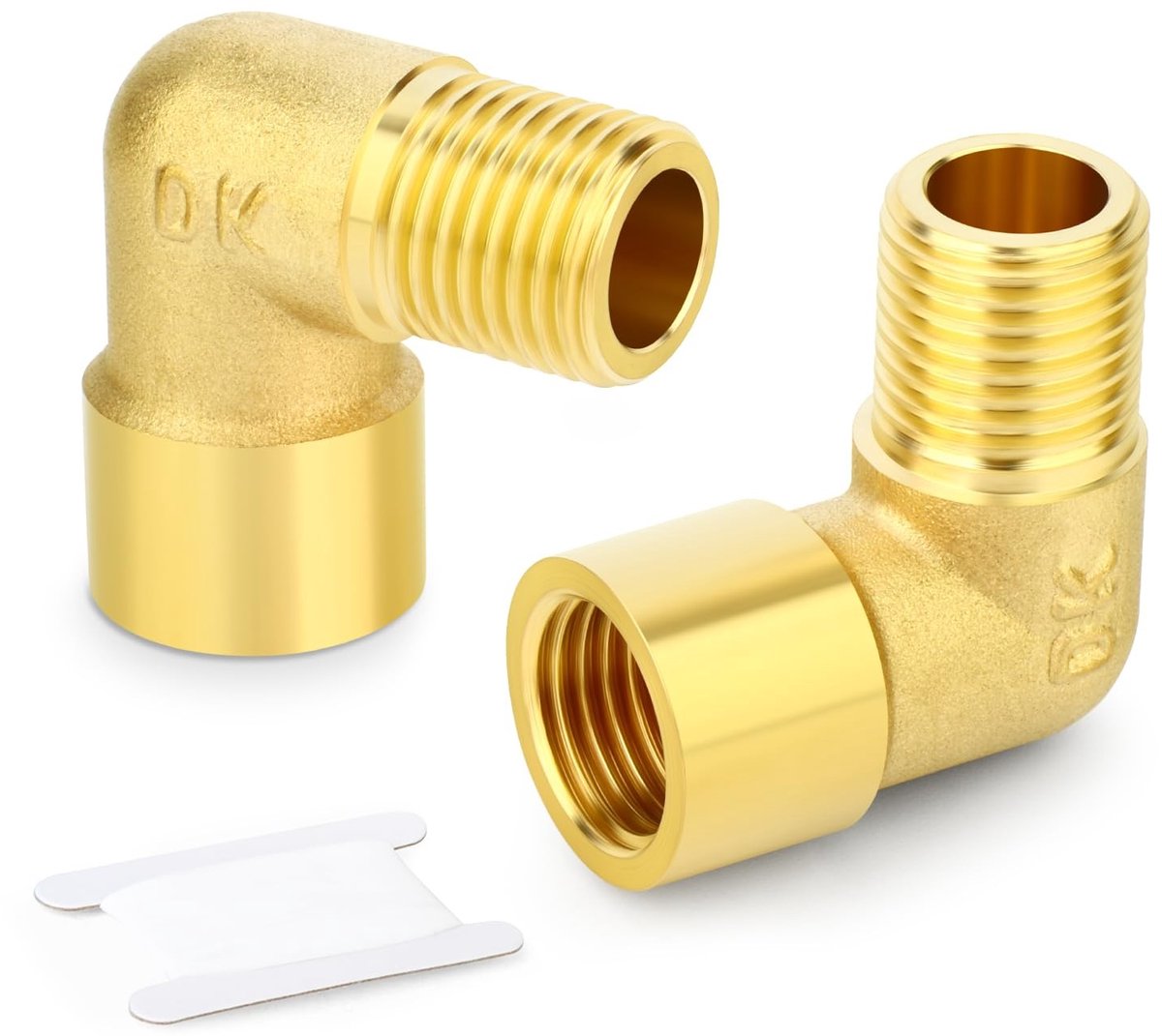 Elzusha - 2 Stuks Messing Hoekverbinder voor Hoge Druk