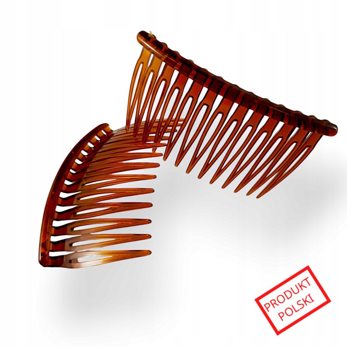 Bruine Plastic Haarspeld - Stijlvol accessoire