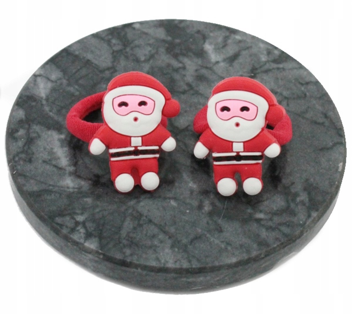 Kerst Haarbandjes met Kerstman - Set van 2