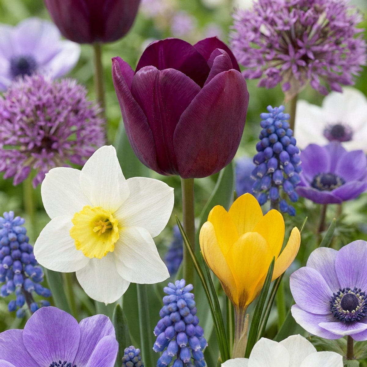 Green boutiQ - 500x Bulb Garden Mix - Bollentuinmix - Diversen - Zomerbloeier - Bolmaat 10/12