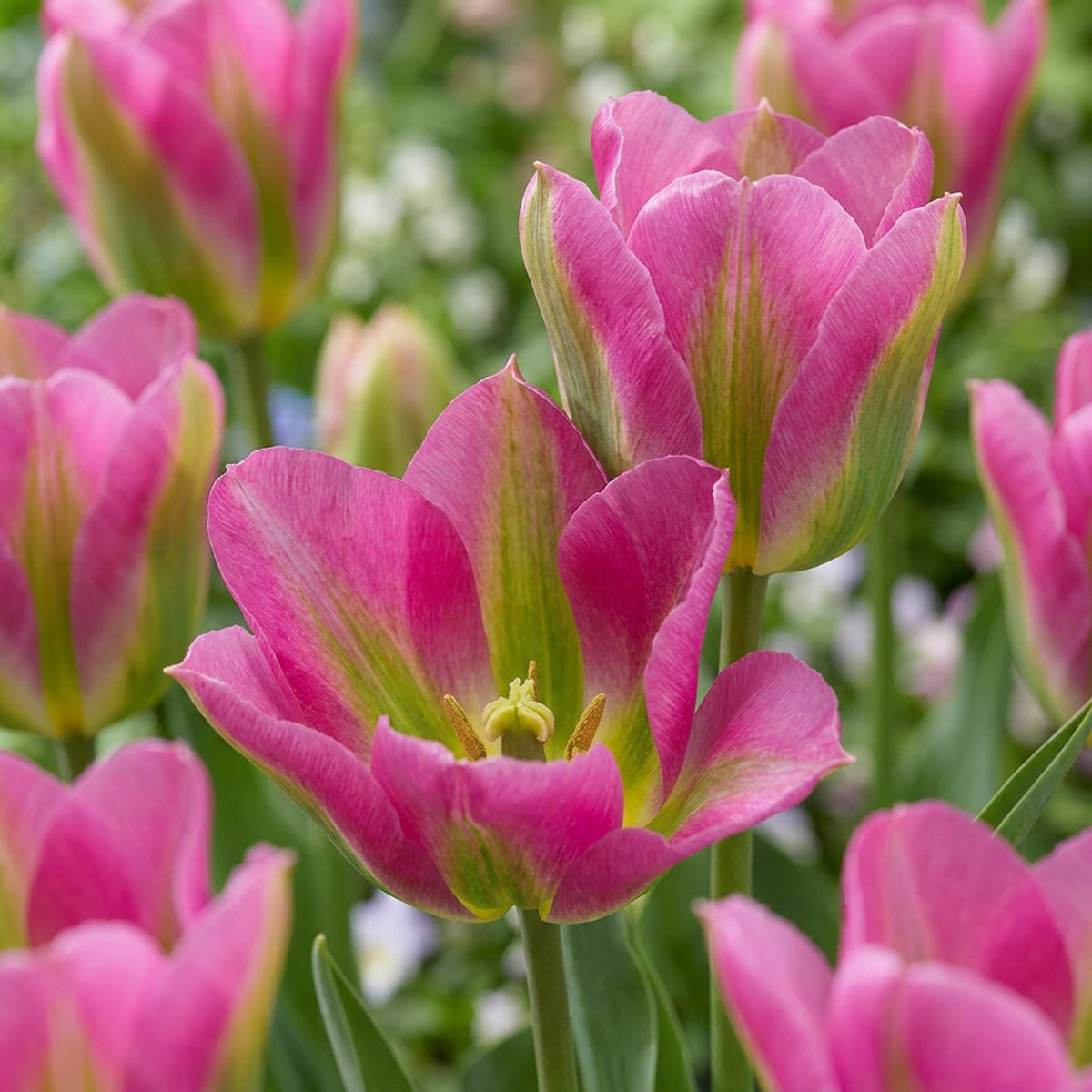 Green boutiQ - 24x Tulipa Strawberry Lemonade - Tulp Aardbeienlimonade - Diversen - Voorjaarsbloeier - Bolmaat 11/12