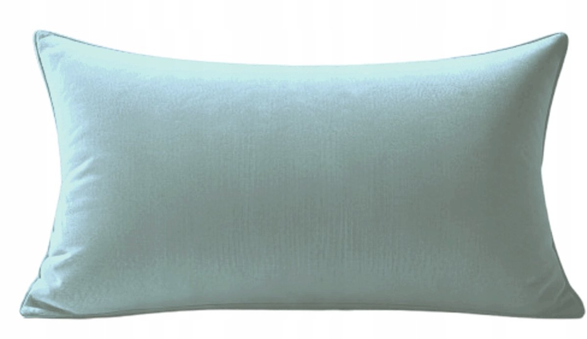 MMO-EURO Martyna Opiełka Decoratieve Kussenhoes 70x50 cm - Zacht Velour Mintgroen