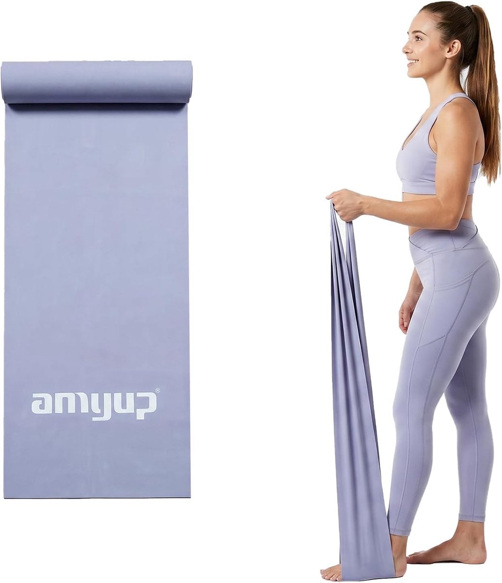 Yoga Stretchband van 1.8 m, Draagbare Elastische Band voor Training, Ideaal voor Thuis en Kantoor, Geschikt voor Mannen en Vrouwen