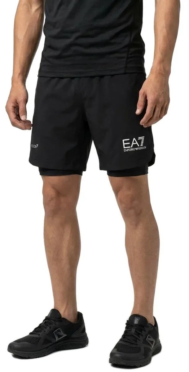 Ea7 Emporio Armani 8nps09_pnbxz Korte Broek Zwart XL Man