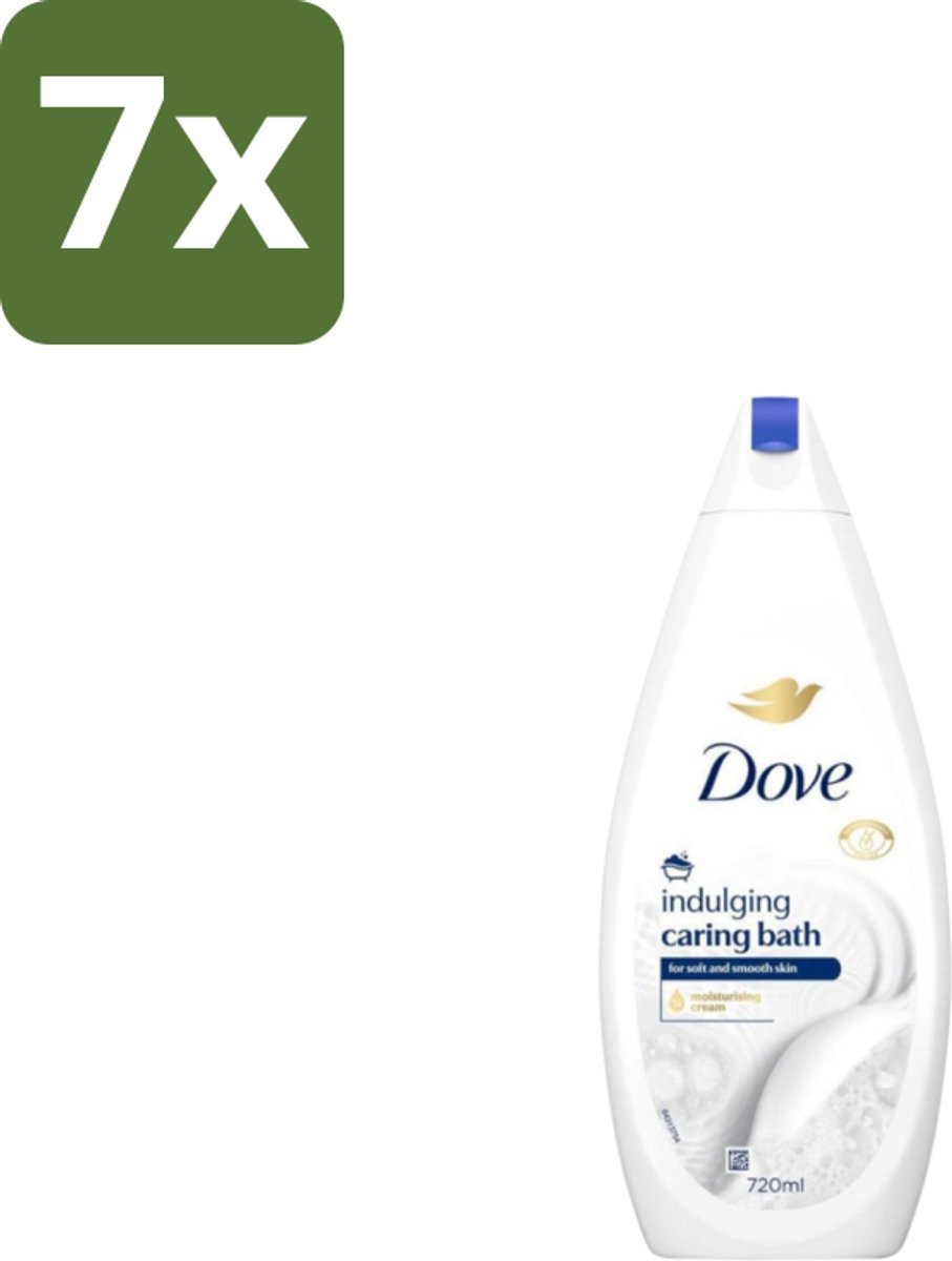 Dove – Badcrème – Indulging Cream – 720 ml - Bulkverpakking - 7 stuks