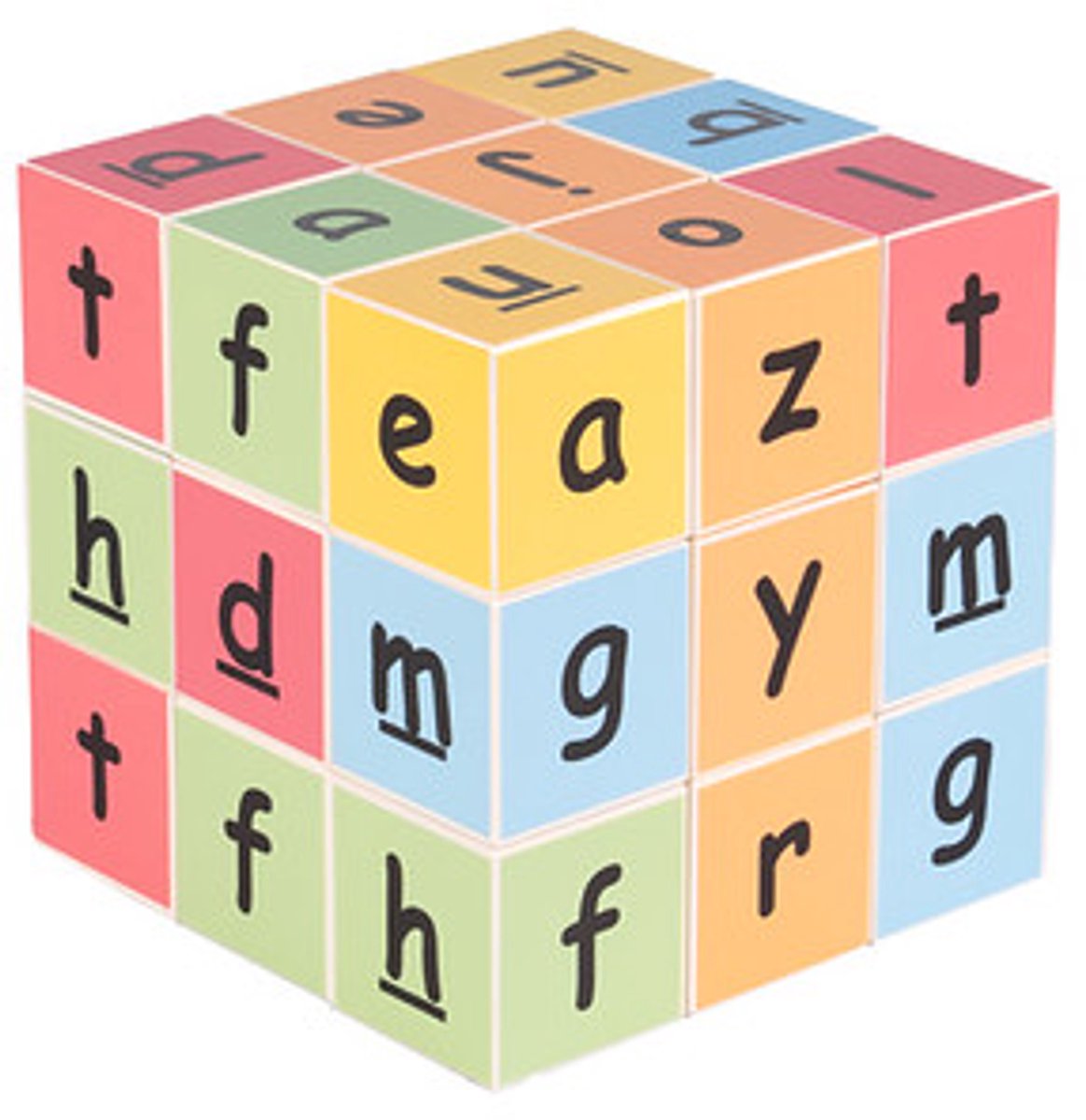 Clicky Blox® Alfabet - Magnetische Letterblokken - 27 Blokken - Schermvrij Leren: