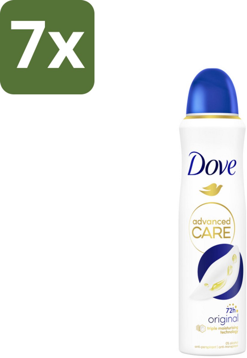 Dove – Deodorant Spray – Original – 150 ml - Bulkverpakking - 7 stuks