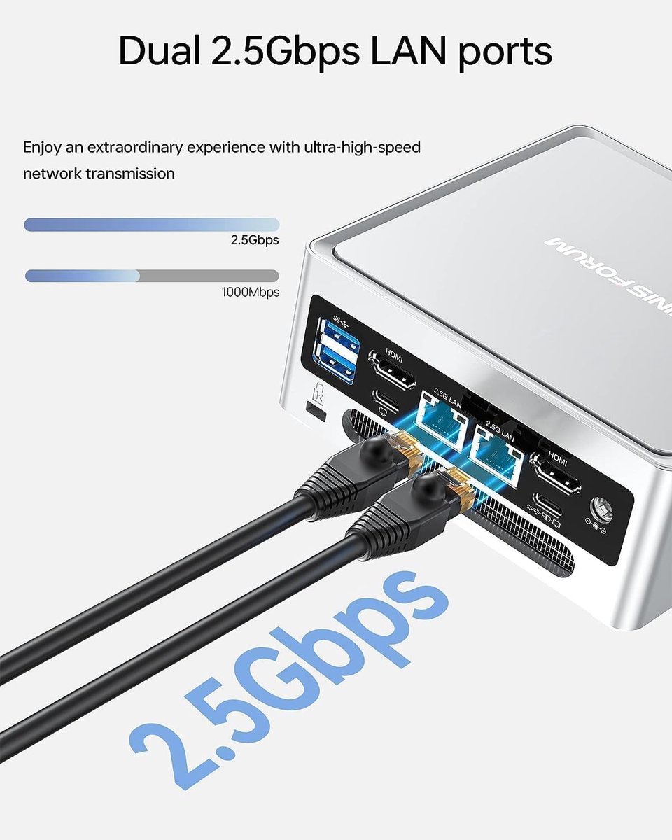 MINIS FORUM NAB6 Lite Mini-pc met Intel Core i5-12600H, 16GB DDR4, 512GB PCIe 4.0 SSD, 12 kernen/16 threads tot 4,5 - ShopVlot